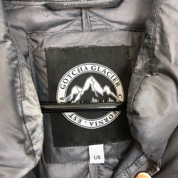 Gotcha Glacier Down Winter Jacket Sz L - Picture 6 of 8